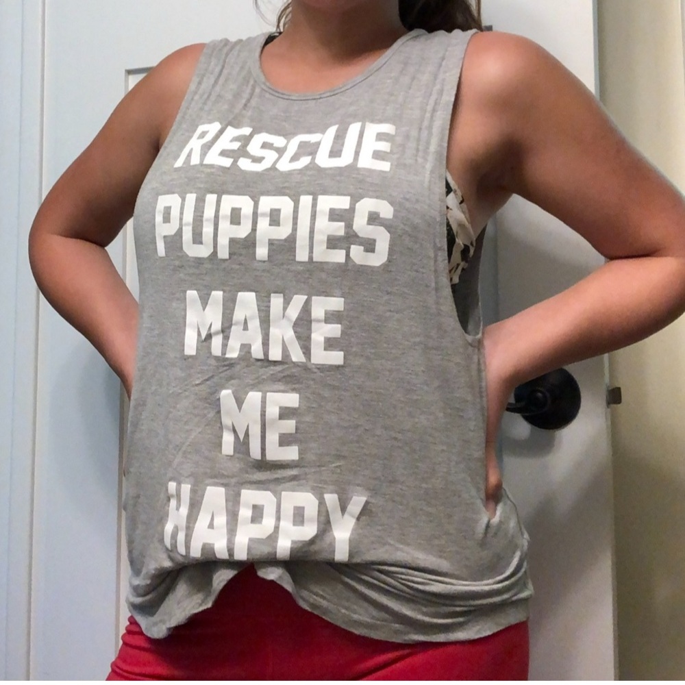 Rescue puppies make me happy